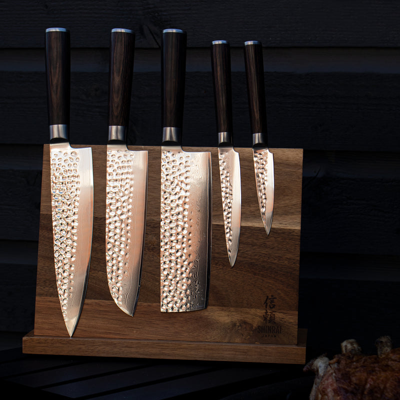 Hammered Damascus BR-Series - 5 Piece Set