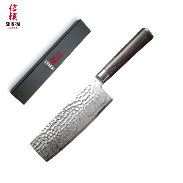 Hammered Damascus BR-Series - Nakiri Knife