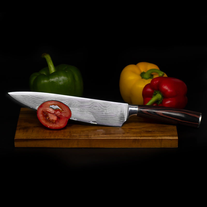 Quality Damascus print - Chef knife