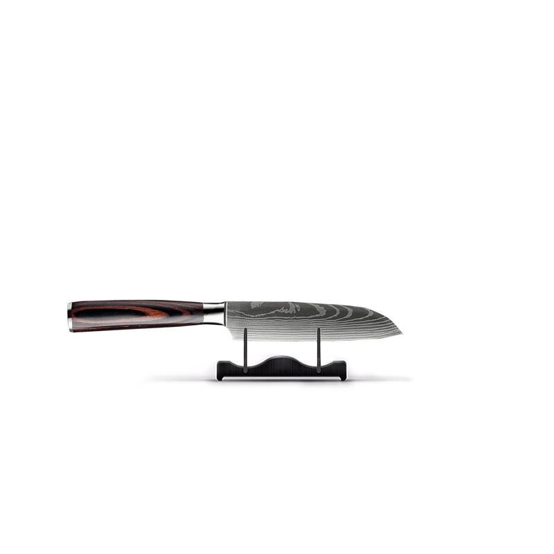 Japanese Damascus print series - Small Santoku knife (13cm)
