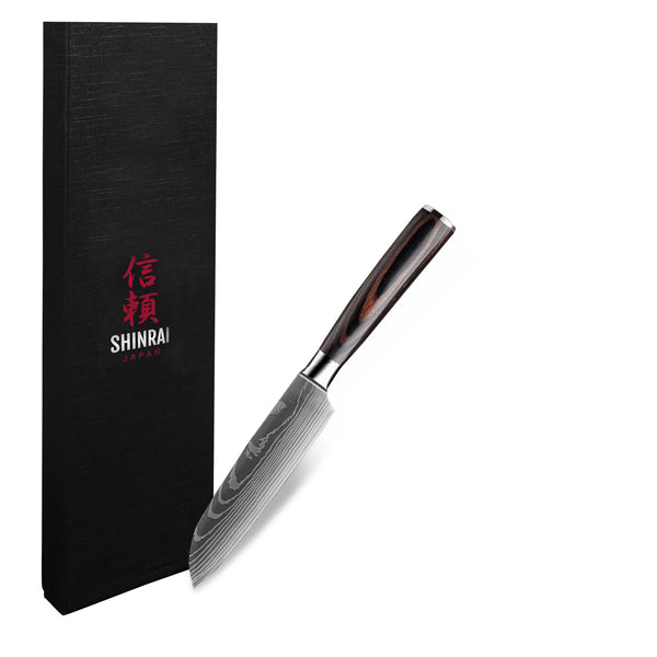 Japanese Damascus print series - Paring knife