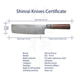 Micarta Jewels Serie - Nakiri Knife