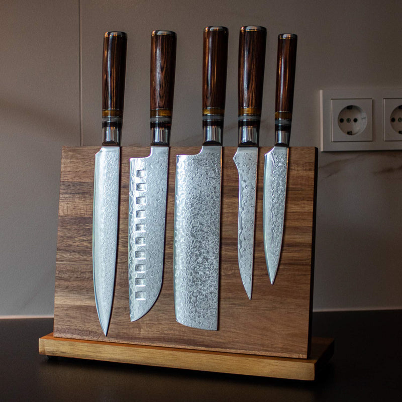 Micarta Jewels Serie - 7 piece set