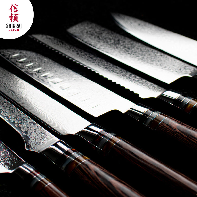 Micarta Jewels Serie - Nakiri Knife