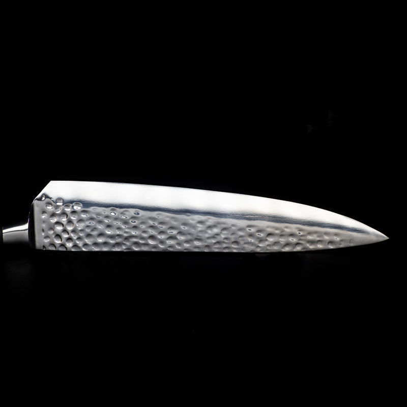 Hammered Stainless Steel Series - Santoku knife 18cm – ShinraiKnives