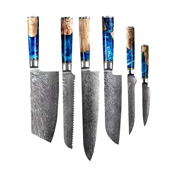 Epoxy Sapphire Series - 6-piece knife set