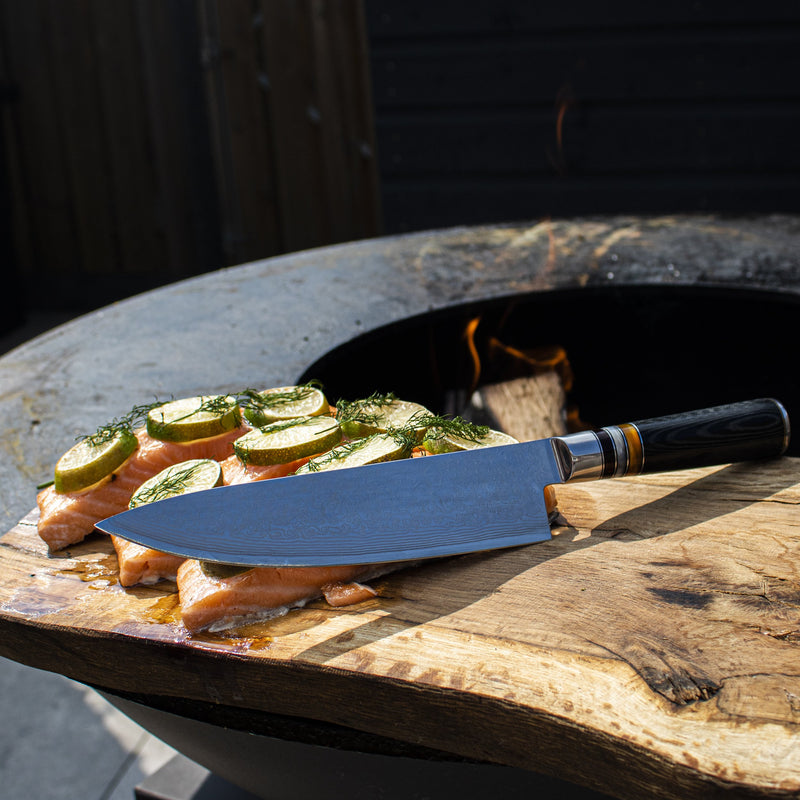 Micarta Jewels Black Serie - Chef's knife