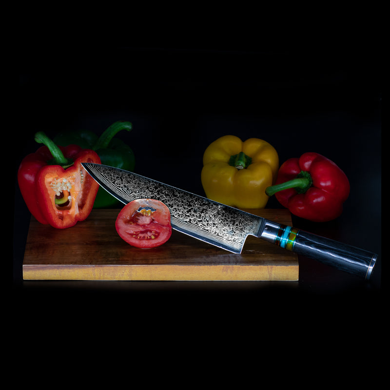 Micarta Jewels Black Serie - Chef's knife