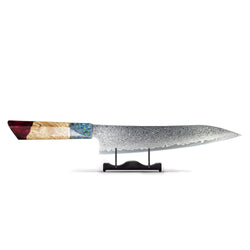Special Edition - Ruby Epoxy Jewels - Chefs Knife