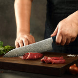 Special Edition - Sapphire Epoxy Jewels - Chefs Knife