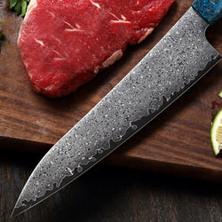 Special Edition - Ruby Epoxy Jewels - Chefs Knife