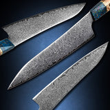 Special Edition - Ruby Epoxy Jewels - Chefs Knife