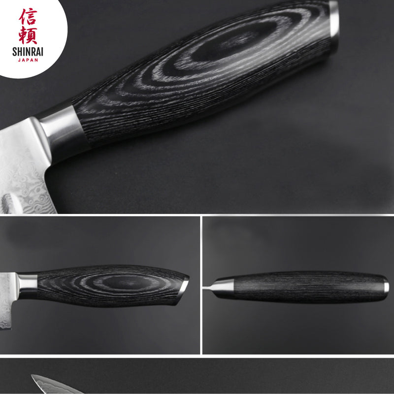 Damascus Pakka Wood Series - 3-piece
