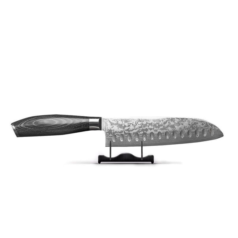 Damascus Pakka Wood Series - Santoku Knife