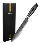Damascus Pakka Wood Series - Slicing Knife