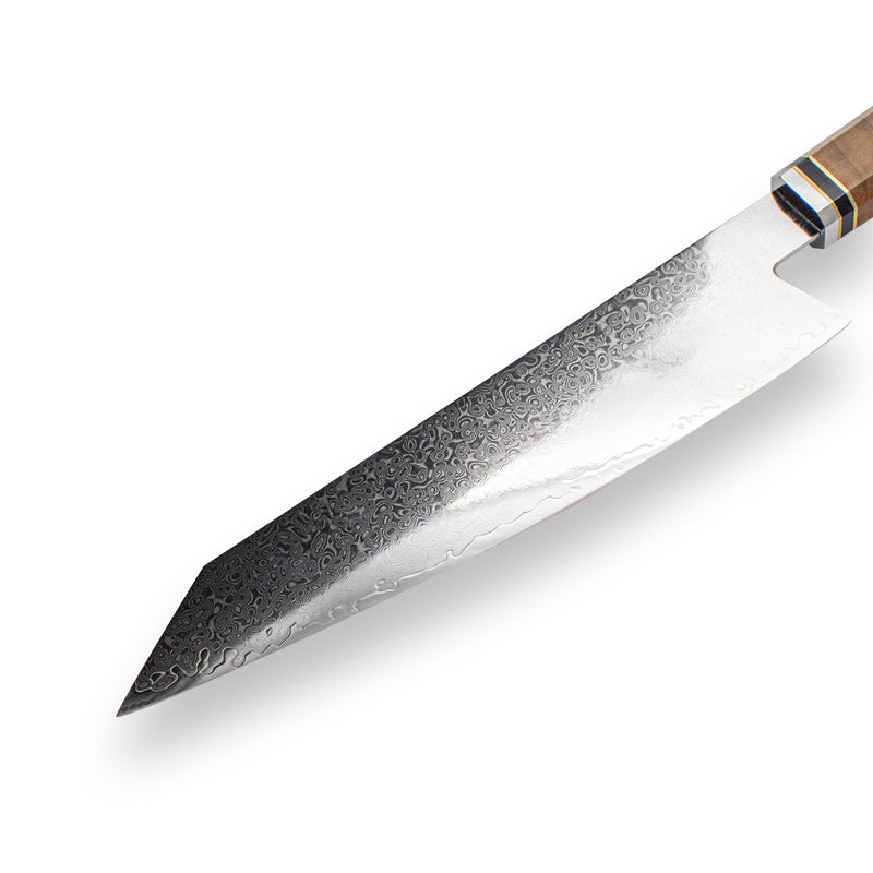 Emerald Octagon Damascus japans Kiritsuke 23 cm - Special Edition