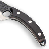 Hammered RVS Gladiator Series - Universeel Koksmes met holster Shinrai Japan 