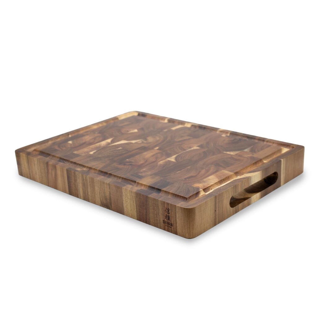 Luxury cutting board acacia wood 41 x 30 x 4.5 cm ShinraiKnives