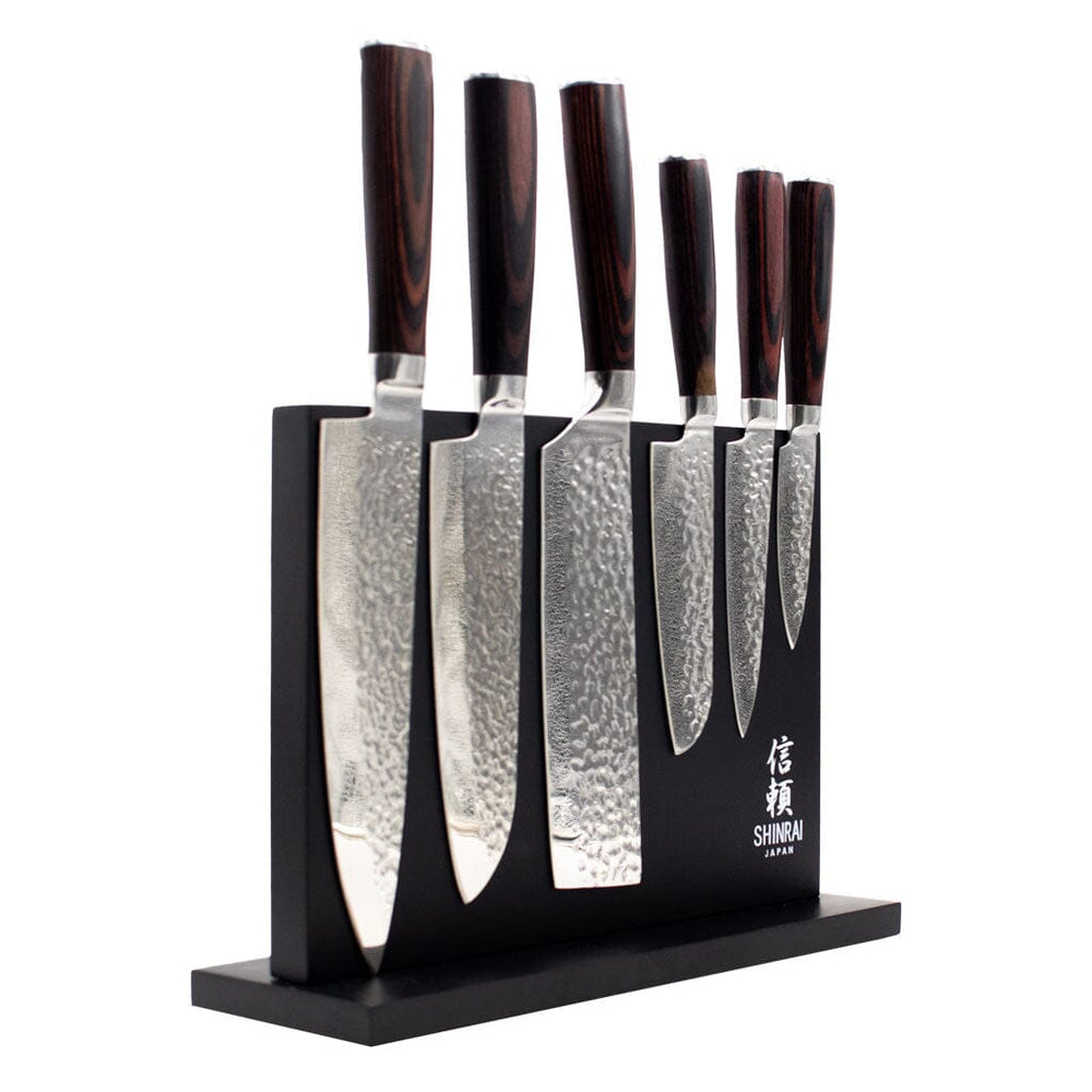 Magnetic knife block black - Double-sided – ShinraiKnives