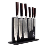 Magnetic knife block black, Double-sided
