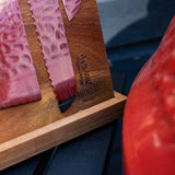 MAGNETIC KNIFE BLOCK SINGLE SIDED, ACACIA WOOD