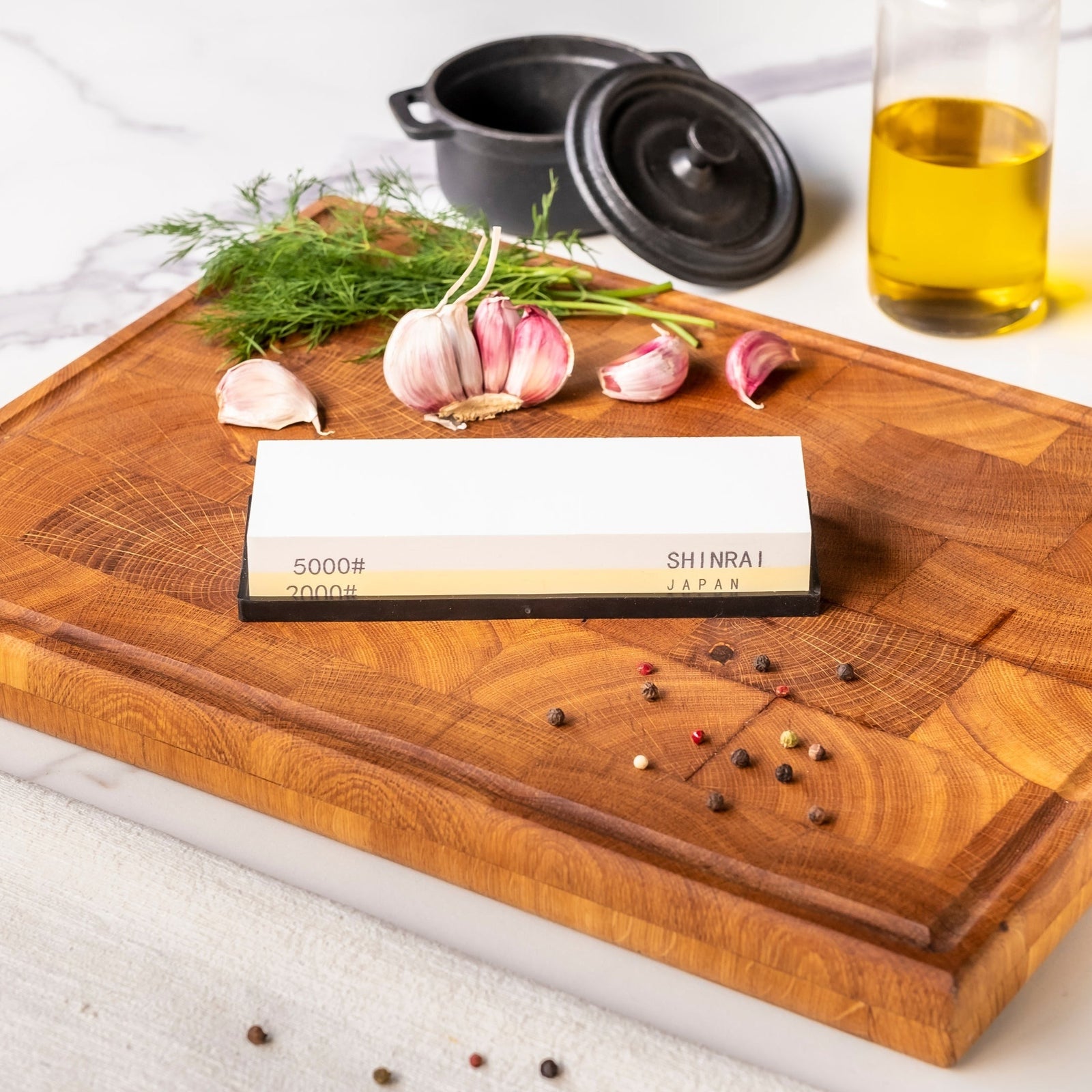 DOUBLE SIDED SHARPENING STONE - GRIT 2000/5000 – ShinraiKnives