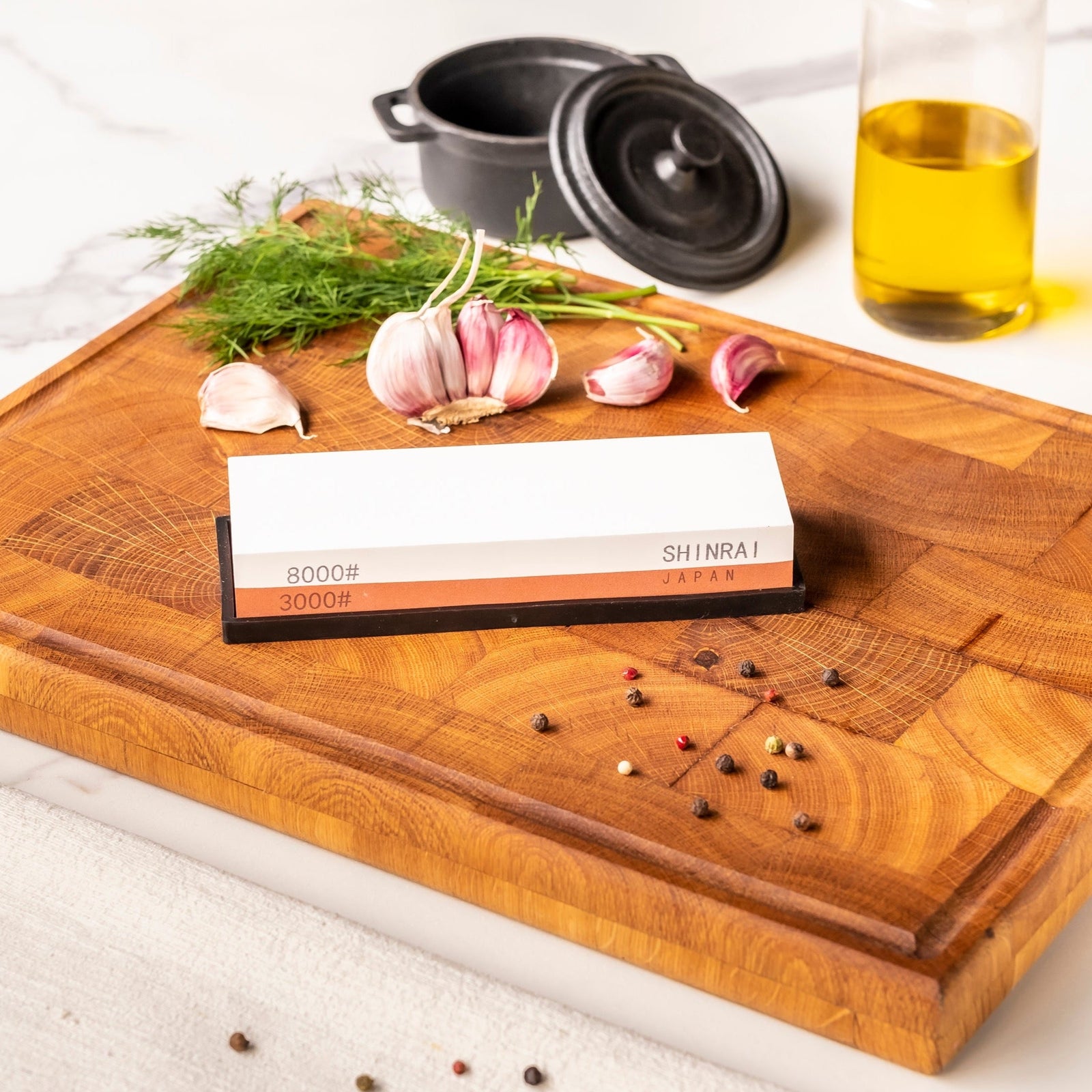 DOUBLE SIDED SHARPENING STONE - GRIT 3000/8000 – ShinraiKnives