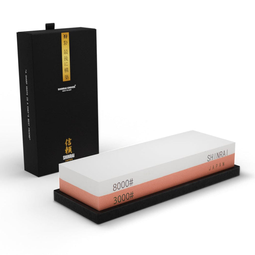DOUBLE SIDED SHARPENING STONE - GRIT 3000/8000 – ShinraiKnives